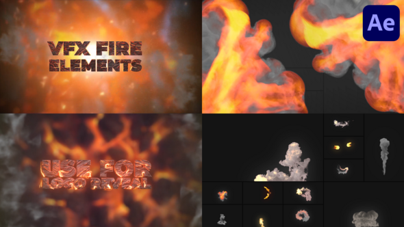 VideoHive VFX Fire Elements for After Effects 50326890