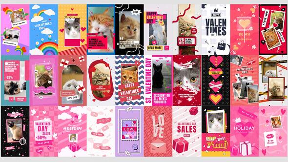 VideoHive Valentine Day Stories Bundle 30in1 50392936