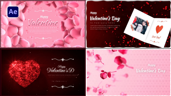 VideoHive Valentines Day Greetings Pack 50411164