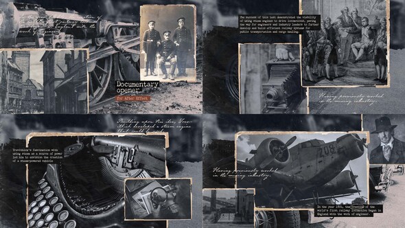 VideoHive Vintage Documentary Opener Video Template 50332995