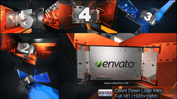 VideoHive Count Down Logo Intro 4948592