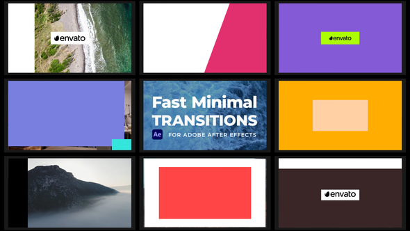 VideoHive Fast Minimal Transitions 50591427
