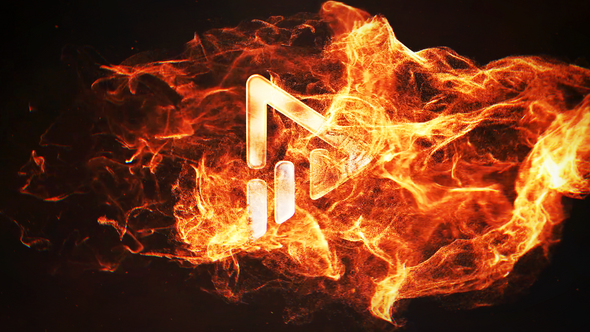 VideoHive Fire Logo Reveal 50303505