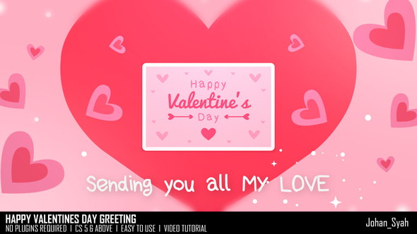 VideoHive Happy Valentines Day Greeting 50425403