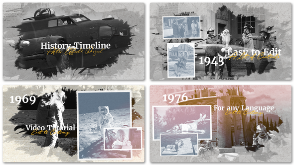 VideoHive History Timeline Slideshow 50319904