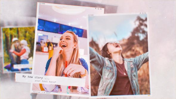 VideoHive Memories Photo Frames Slideshow 25048374