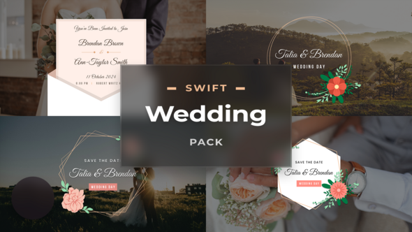 VideoHive Swift Wedding Pack – After-Effects Template 50536865