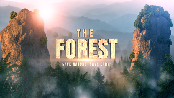 VideoHive The Forest I Title Opener 50620122