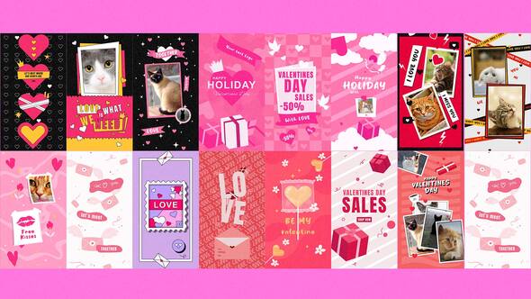 VideoHive Valentine Day Stories Package 50327573