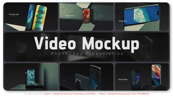 VideoHive Video Mockup Phone Presentation 50497395