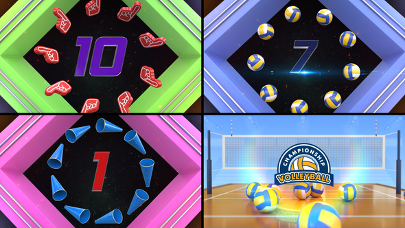 VideoHive Volleyball Countdown 6 50521741