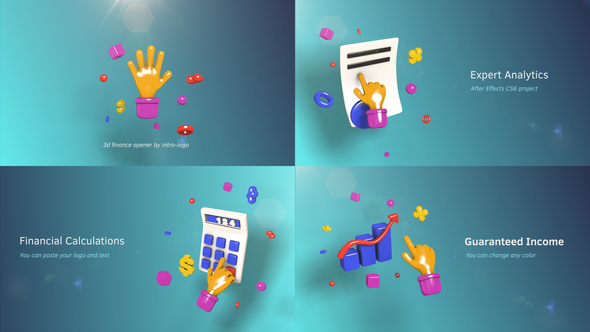 VideoHive 3d Finance Opener 29125140