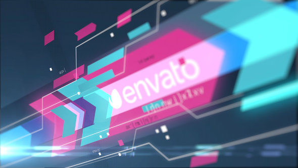 VideoHive Arrows Technology Logo 21829131