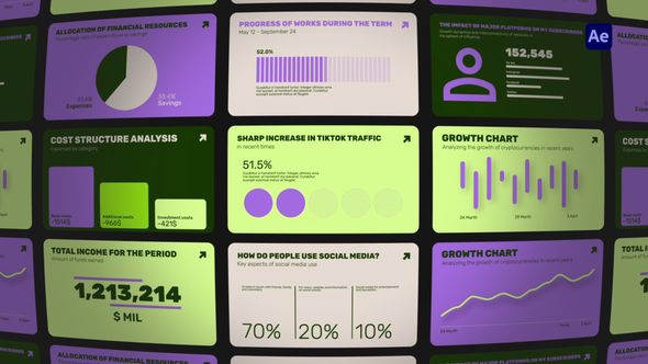 VideoHive Colorful Infographics 50857579