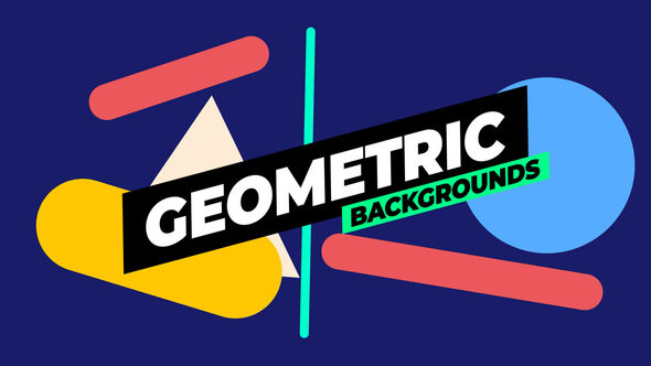VideoHive Geometric Backgrounds 51003225
