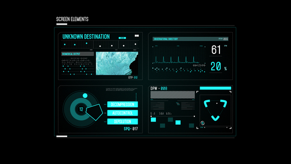 VideoHive HUD Screen Map Control 50811245