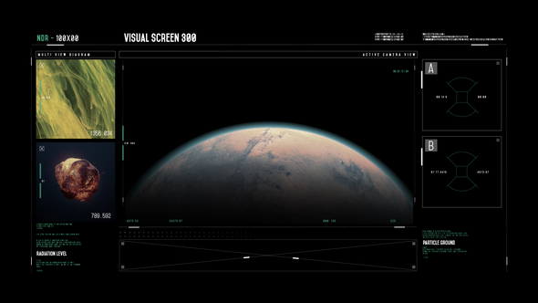 VideoHive HUD Visual Screen 50860243