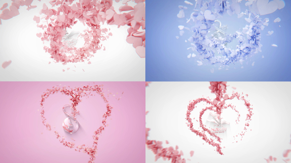 VideoHive Heart Logo Reveal Bundle 50884031