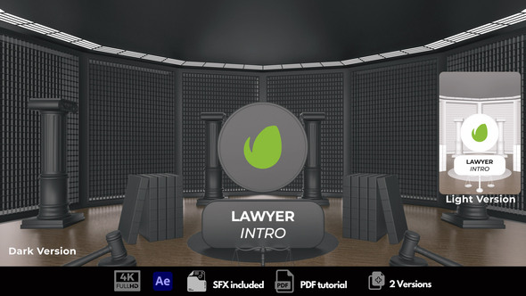 VideoHive Lawyer Logo 50912913
