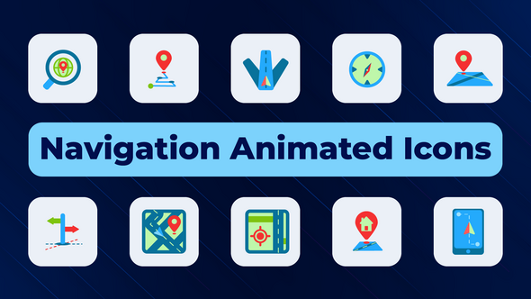 VideoHive Navigation Animated Icons 50921199