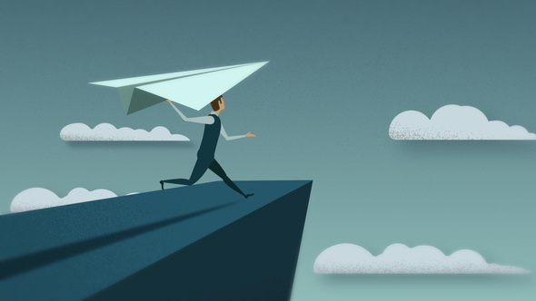 VideoHive Papaer Plane 23069061