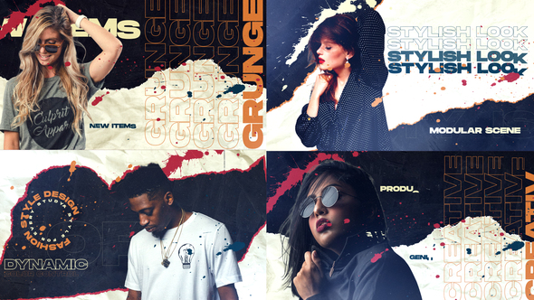 VideoHive Paper Grunge Intro 50985975