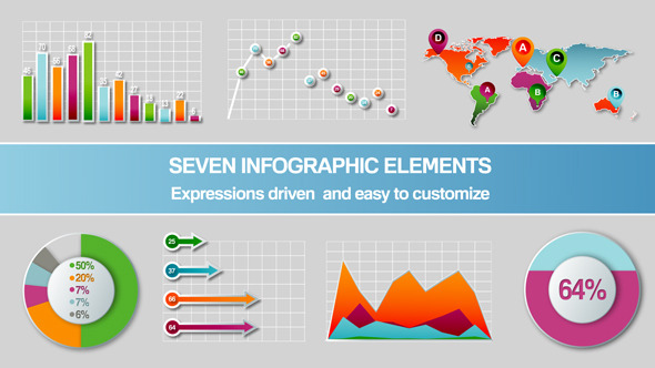 VideoHive Seven Infographic Elements 4871788