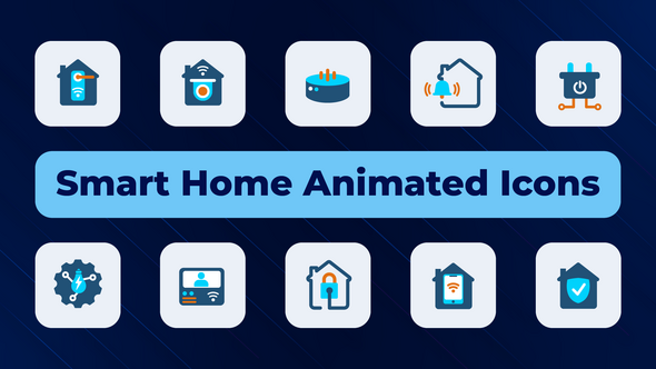 VideoHive Smart Home Animated Icons 50941995