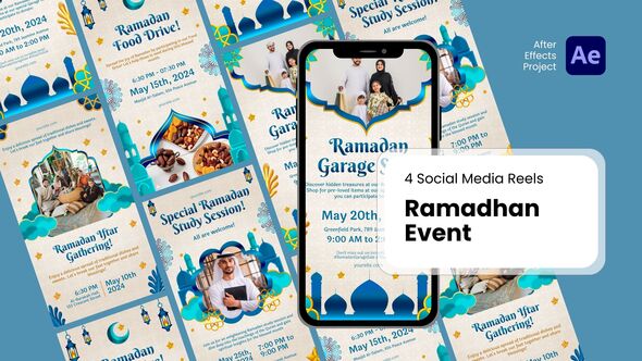 VideoHive Social Media Reels – Ramadhan Event Effect Templates 50996550