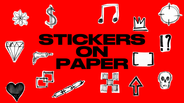 VideoHive Stickers On Paper 50850184