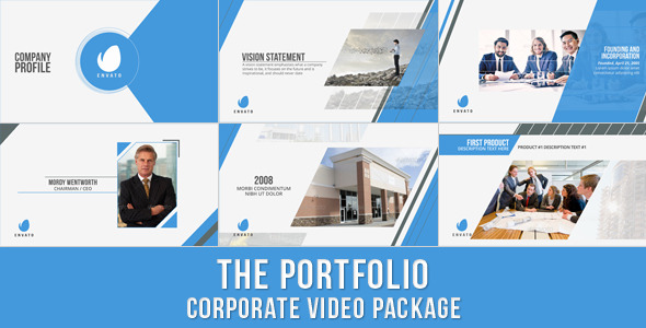 VideoHive The Portfolio – Corporate Video Package 11243766