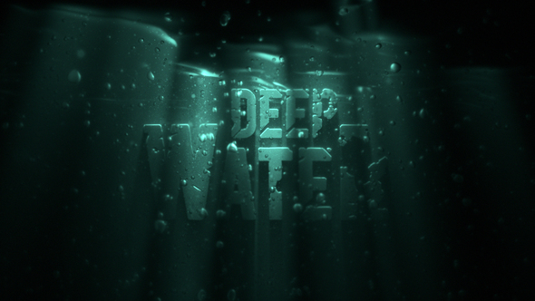 VideoHive Under Water Logo 50926740