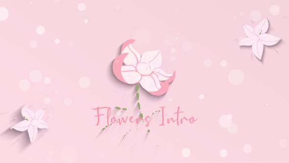 VideoHive Women's Day Flowers Logo Reveal 50943675