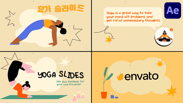 VideoHive Yoga Explainer Scenes for After Effects 50604489