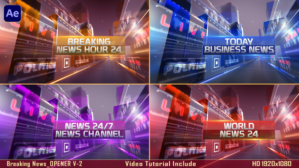 VideoHive Breaking news OPENER-V2 48999470