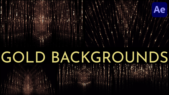 VideoHive Gold Backgrounds for After Effects 51706125