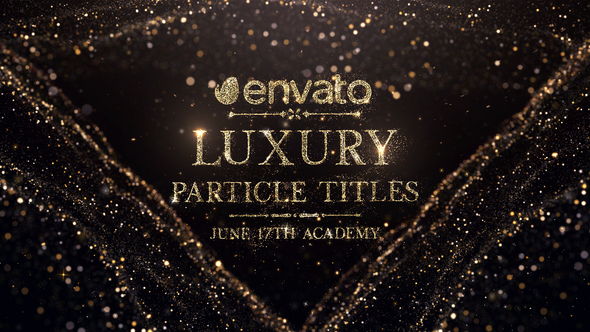 VideoHive Luxury Particle Titles 50558141