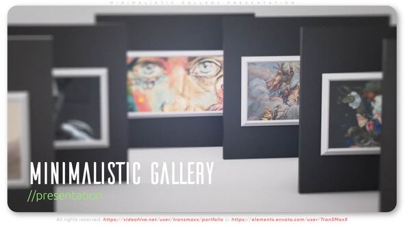 VideoHive Minimalistic Gallery Presentation 51609587