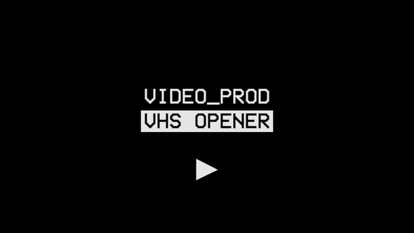 VideoHive VHS Opener 12782838
