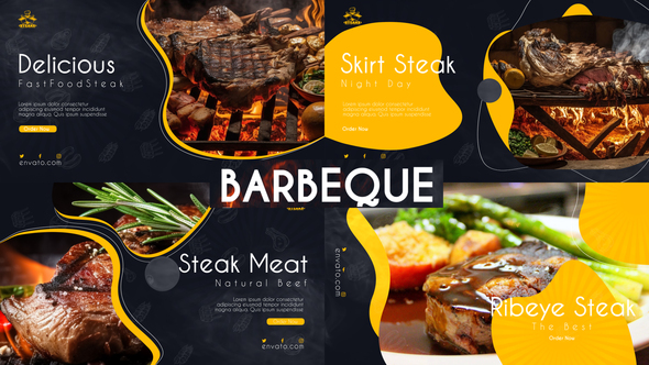 VideoHive Barbecue Food Promo 50792718