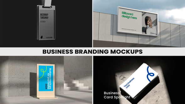 VideoHive Business Branding Mockups Promo 51957109