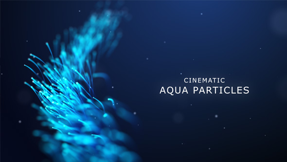 VideoHive Cinematic Aqua Particles 19978870