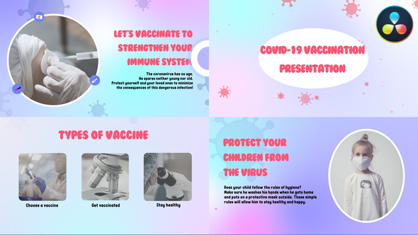 VideoHive Covid-19 Vaccination Presentation for DaVinci Resolve 49940640