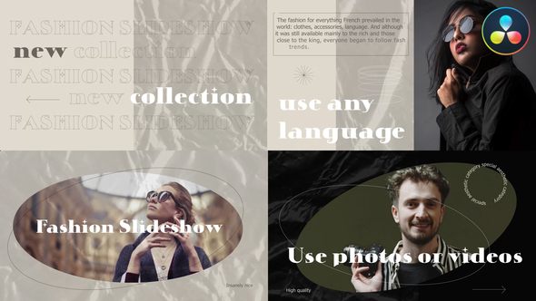 VideoHive Fashion Slideshow | DaVinci Resolve 49963894