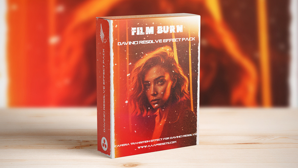 VideoHive Film Burn Leak Transitions For DaVinci Resolve 49424241