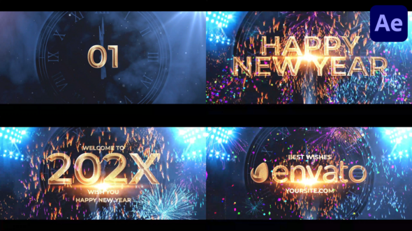 VideoHive Happy New Year Countdown for After Effects 49371358