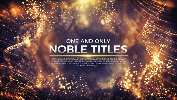VideoHive Noble Titles 23118017