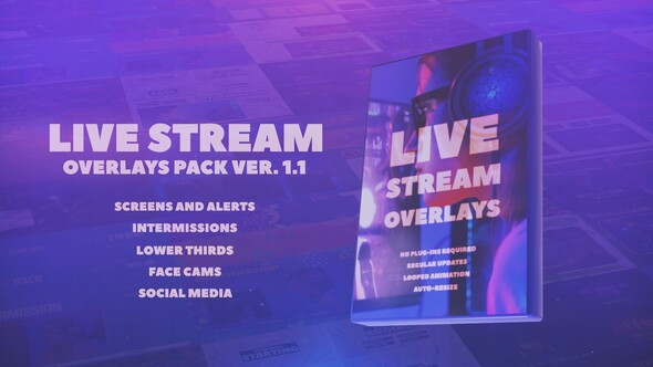 VideoHive Stream Overlays Pack 29422618