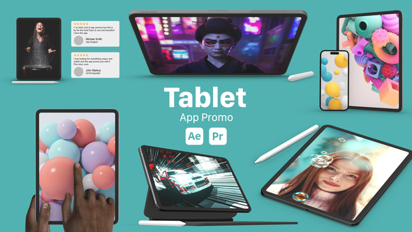 VideoHive Tablet App Promo 51722296