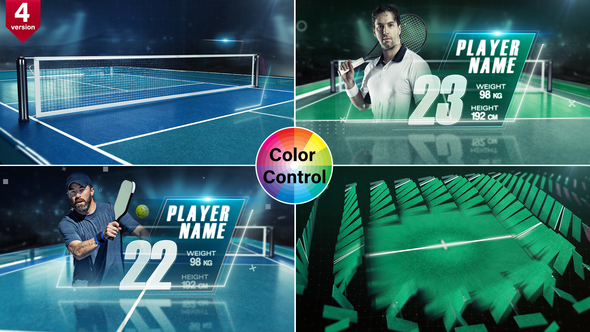 VideoHive Tennis & Pickleball Players 52047587